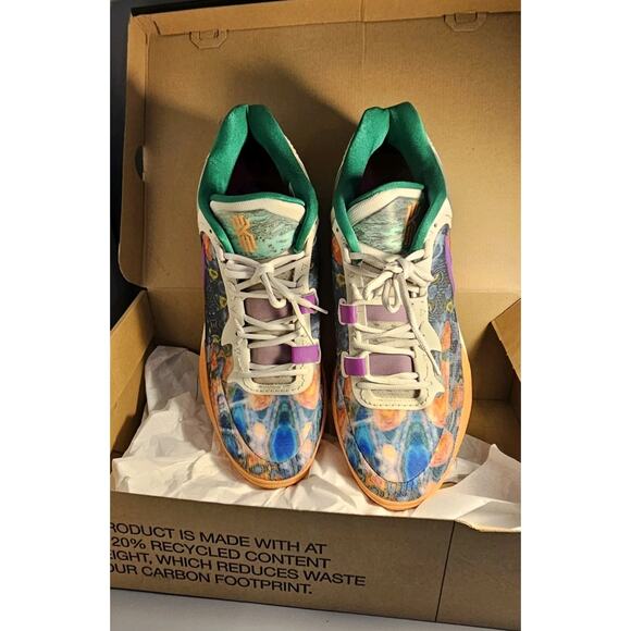 NWB Nike Kyrie 8 Heat Circle Of Life Sz 17 DQ3840 001 Light Bone/Yellow Strike main image 10